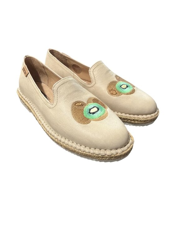 PIKOLINOS Shoes - Pikolinos Womens 38 US 7.5 Espadrille Cadamunt Loafer Leather Slip-On Fruit Kiwi